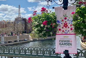 EPCOT International Flower Garden Festival 2022 Sign