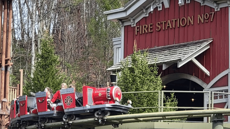 fire chaser express Dollywood kiddie ride